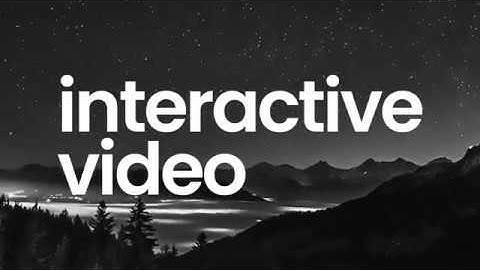 WIREWAX Interactive Video Presents: Branching