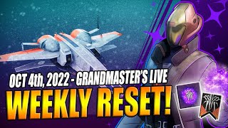 Destiny 2 | Grandmaster Nightfalls Are Live! - Weekly Pinnacle & Quest Reset October 4th, 2022