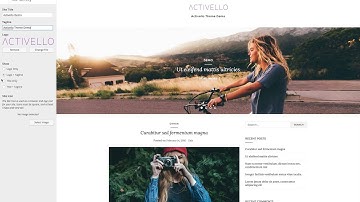 How To Upload Logo For Activello WordPress Theme