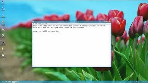 Windows 8 Release Preview Watermark Removal