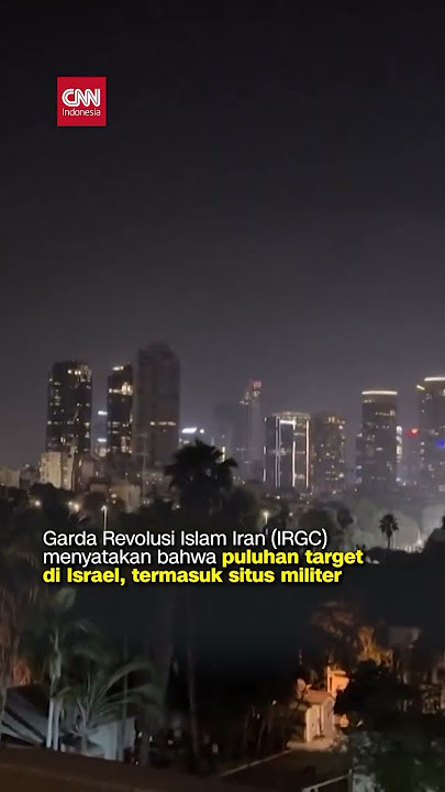 Detik-detik  Mencekam Rudal Iran Gempur Israel