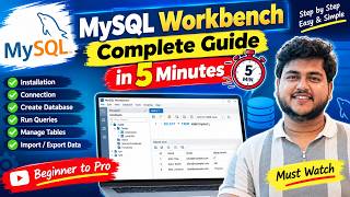 How to Install MySQL Workbench in 5 Minutes | Complete Setup Guide for Beginners
