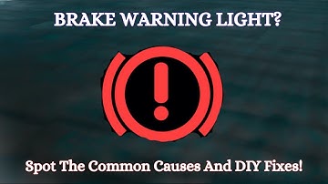 How To Fix Brake System Warning Light In Just 2 Minutes (& Common Causes)