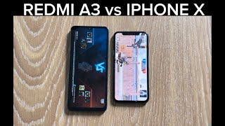 iPhone X vs Redmi A3 - Speed Test (4K)