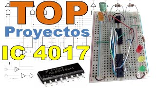 TOP 5 Proyectos  Electrónicos 4017 IC