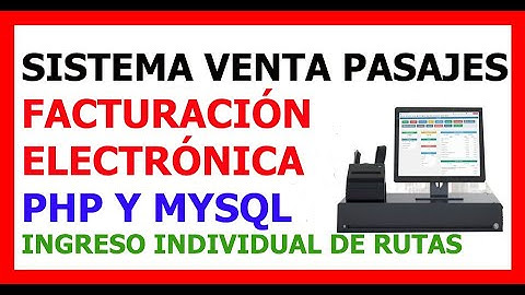 sistema de encomiendas y ventas de pasajes php y mysql ingreso individual de rutas
