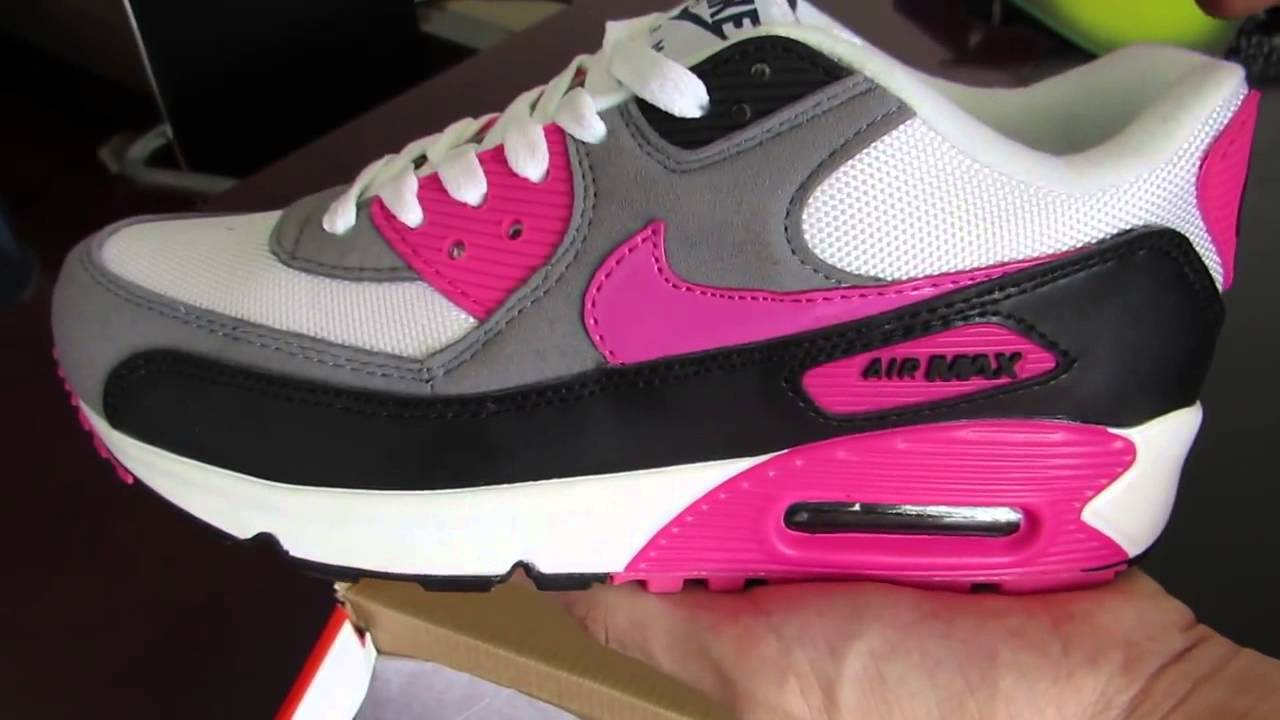 Separare scomparire rivelazione Nike Air Max 90 Women Essential White Pink Foil Black Trainers - YouTube Separare scomparire rivelazione Nike Air Max 90 Women Essential White Pink Foil Black Trainers - YouTube