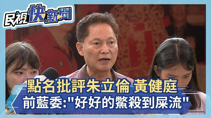 快新闻／点名批评朱立伦、黄健庭　前蓝委：征召总统参选人“好好的鳖杀到屎流”－民视新闻 - 天天要闻