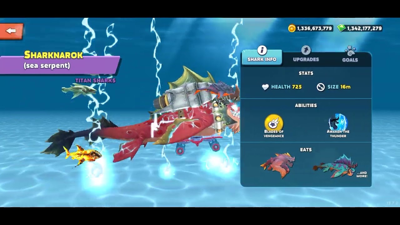 Udh lama bgt GK upload ini lagi upload hungry shark Evolusi 