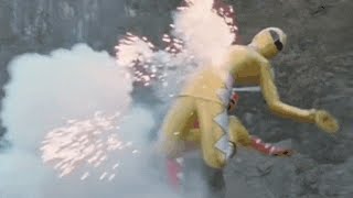 Ryona Yellow is brutally punished. Bakuryū Sentai Abaranger