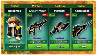 The Most Ancient Weapons Special Daleemac Set - Pixel Gun 3D