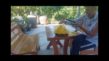 Nón phát cỏ,( mủ bảo hộ lao động khi cắt cỏ) bằng máy. Lắp đặt thế nào.