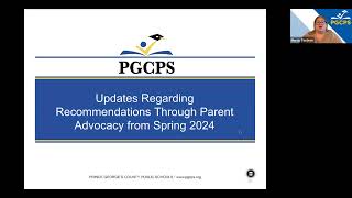 SECAC / PGCPS  May 2025 Town Hall