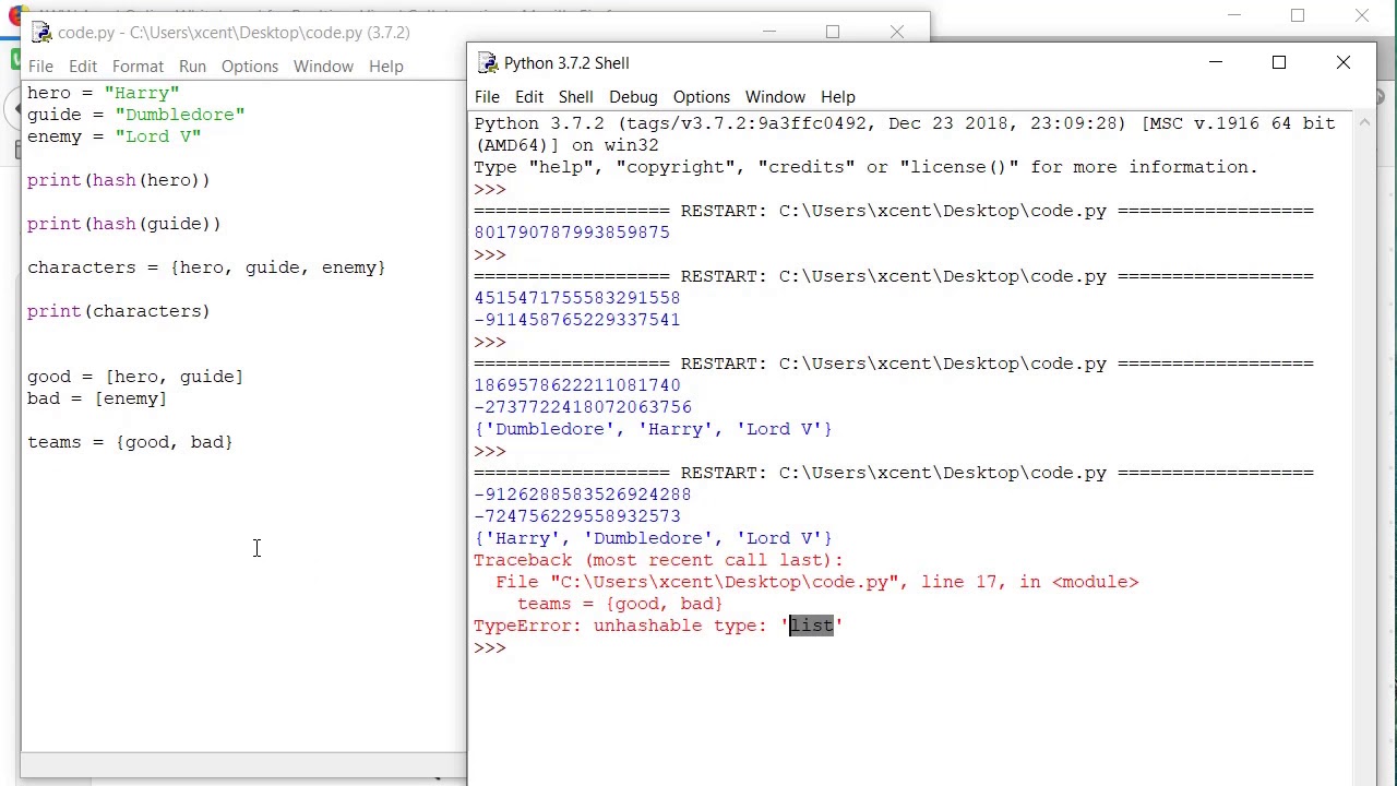 What's a Sets in Python? A Simple Definition with Harry Potter Example ...