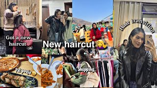 Kaisa lga mera new haircut 💇‍♀️ |new year new look