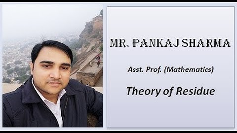Lecture-7 I Complex Variable I Complex Integration I Theory of Residue I Engineering Mathematics-II