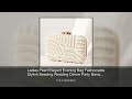 Ladies Pearl Elegant Evening Bag Fashionable Stylish Beading Wedding Dinner Party Banquet Dress