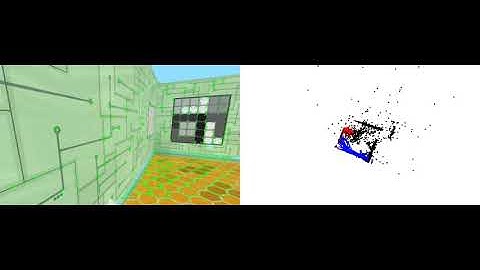 Visual SLAM in Deepmind Lab