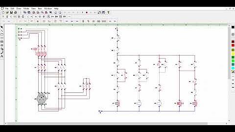 CADe SIMU   Partida estrela triangulo com reversão