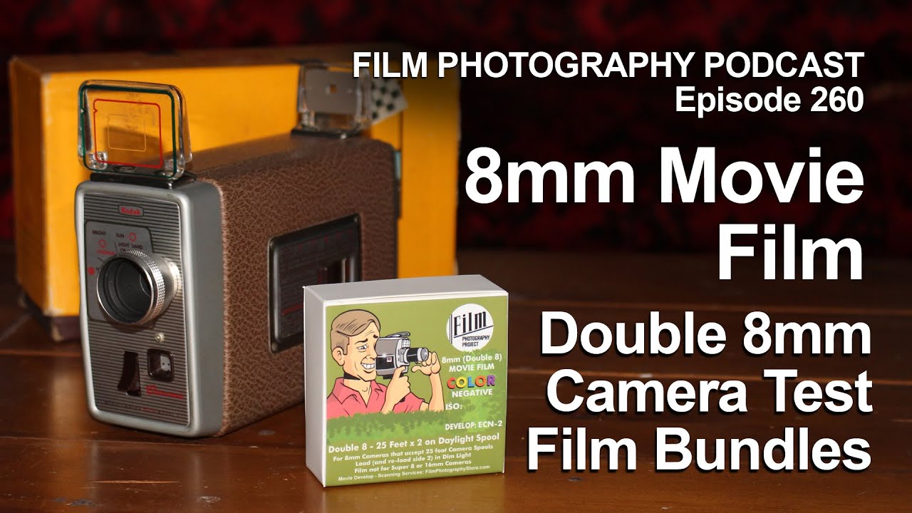 Double 8 Movie Film FPP CINE8 BW REVERSAL 100 ISO 25 FT Regular 8mm 