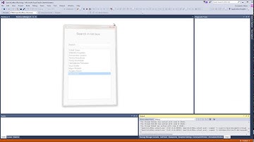 C# programming. Create a simple search list name in list box with Visual Studio