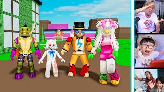 BANG CUPU MIKOCIL MIKACIL DAN MAMACIL BIKIN PABRIK FNAF SECURITY BREACH DI ROBLOX