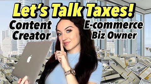 How I Do My Taxes As An Online Business Owner & Content Creator (E-commerce, Dropshipping, etc.)