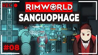 RimWorld Sanguophage Run | No Pause, 500% Difficulty | Day 8