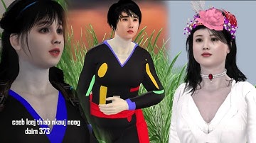 Ceeb leej thiab nkauj noog daim 373, hmong movie 3d
