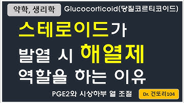 스테로이드(당질코르티코이드)가 해열제 기능을 수행하는 이유