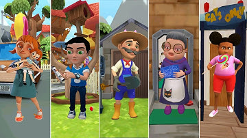 Dark Riddle 3 Chapter 5 ( MOD ALL SKINS ) Gameplay horror game guide Part 11