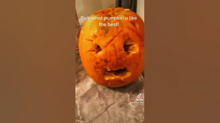 Pick what pumpkin you like the best