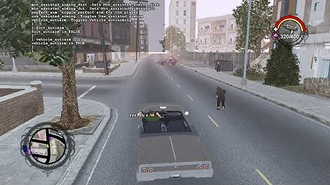 saints row 1 pre-order demo - on-foot auto-aim and vehicle auto-aim