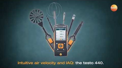 Testo 440 Intuitive Air Velocity and IAQ