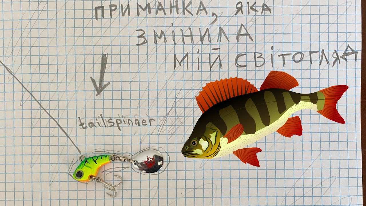 ТЕЙЛСПІНЕР. Зробив мені струс мозку. Окунь, жерех і щука влітку на Дніпрі