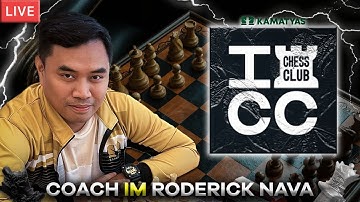 IM Roderick Nava will play and share some Chess tips to the ICC users!