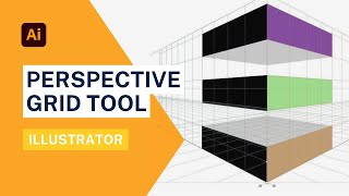 🔴🔵  Create Stunning Artwork with the Perspective Grid Tool in Adobe Illustrator🔴🔵