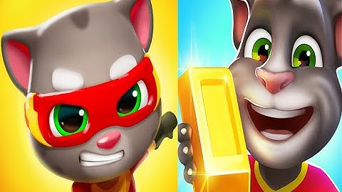 Talking Tom Gold Run vs Talking Tom HERO DASH Android Gameplay  # 3