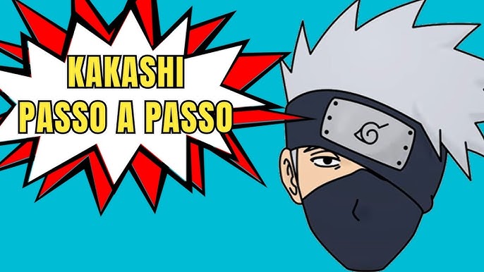 COMO DESENHAR KAKASHI CHIBI ( passo a passo) RÁPIDO E FÁCIL 