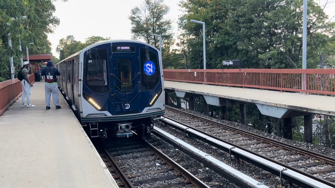 R44 R Train MTA SIR Exclusive: Kawasaki R211S + St. Louis R44 Local Trains At ...