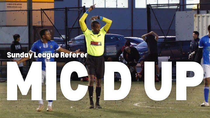 STOP YOUR FOOLISHNESS IT'S OUTSIDE THE BOX 😂 | Sunday League Referee Mic'd Up | NYSL 🎙