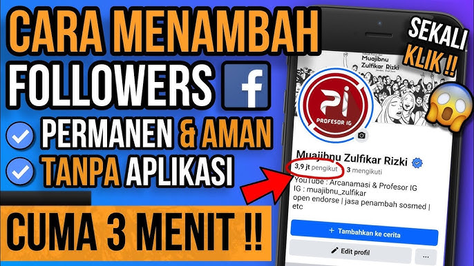 Cara Naikkan Follower Facebook Page