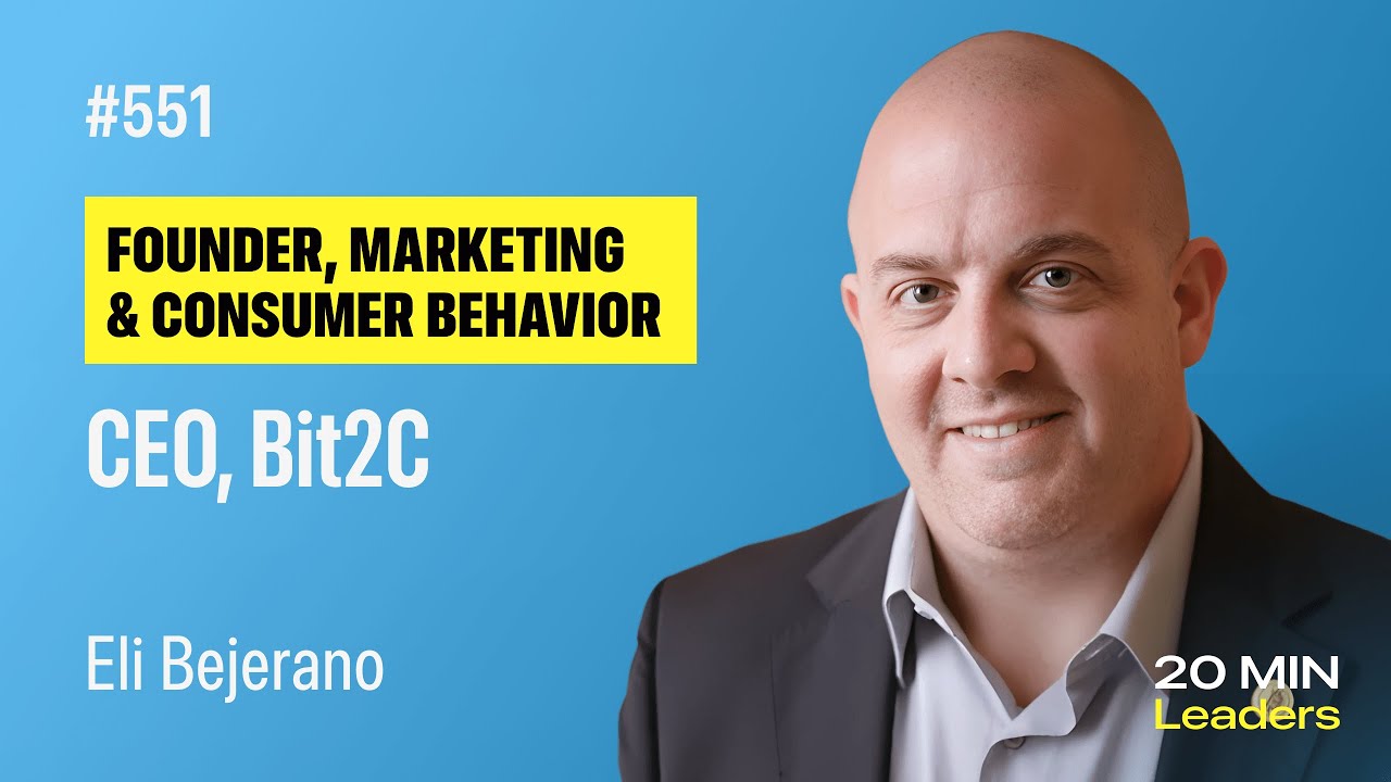 Ep551: Eli Bejerano | CEO, Bit2C