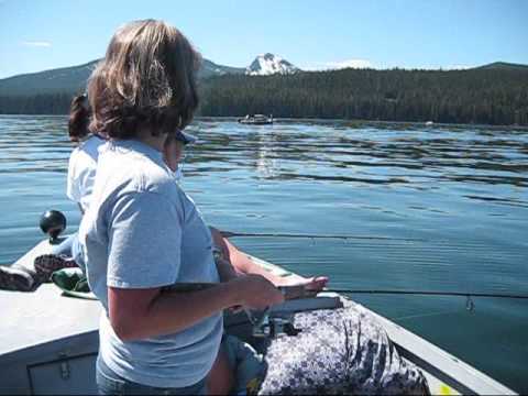 Kokanee Fishing Odell Lake - YouTube