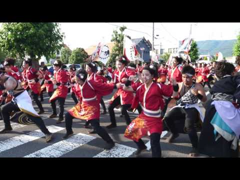 岡山うらじゃ連　蓮雫 　 銭形よさこい２０１７　上市　４ｋ