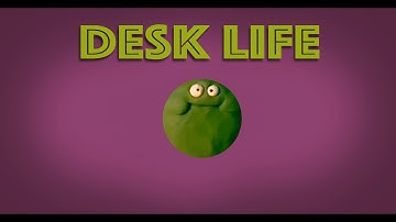 DESK LIFE: STOP MOTION ANIMATION  Tune by the awesome Kid Koala #animation #waaber