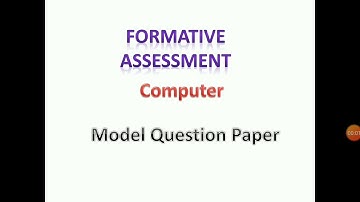 #study time Computer Formative assessment question paper/kv class3 computer FA question paper/