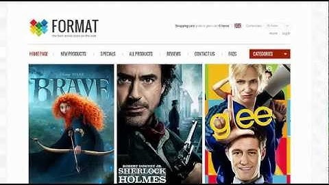 10 Great-Looking Entertainment Zen Cart Templates