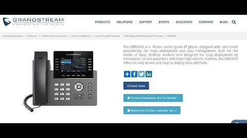Auto Provisioning Grandstream IP Phones from UCM630x: Step-by-Step Guide for GRP26xx Series