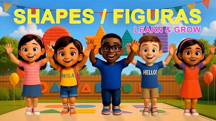 Shapes Song for Kids | Learn Shapes in English & Spanish | The Bilingual Kids
